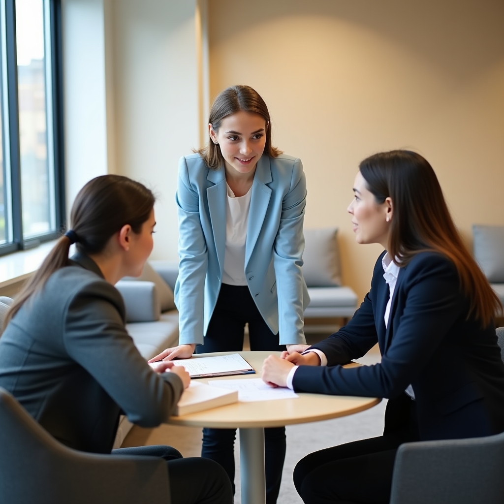 Групповая ролевая практика на тренинге по переговорам